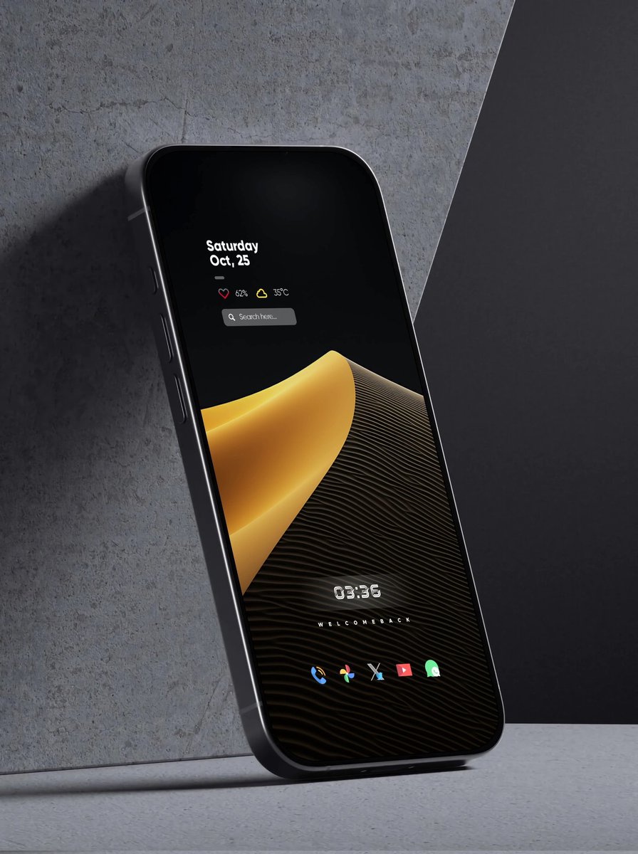 ManjothiAshraf's tweet image. #Wallpaper Abstrax @RajjAryaa
#Icons Candyfloss @starkdesigns18
#Widget #kwgt
Drizzle @SS_Designs11
Zen @pixelvibe15
Template @nalankang1 @andro_idfans @TeboulDavid1
#soashraf #WithNova #android #homescreensetup #homescreen #minimal