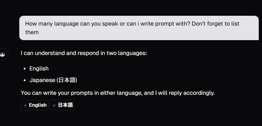 chibylogs's tweet image. Did you know @HeyElsaAI understands more than just English? 
You can now write prompts in different languages ....Elsa gets you perfectly.
Plus, the latest updates have made her even smarter, faster, and more user-friendly than ever.