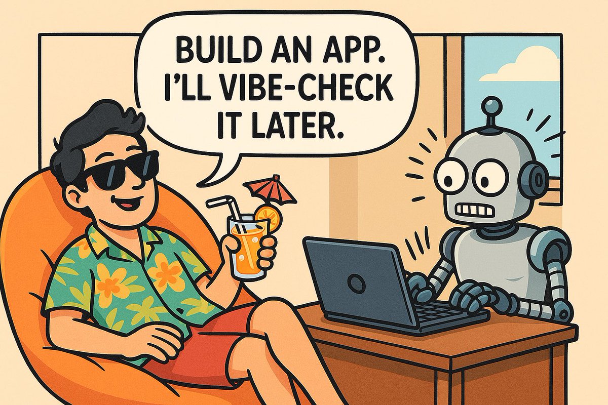 lingodotdev's tweet image. Vibe Coding be like 😂