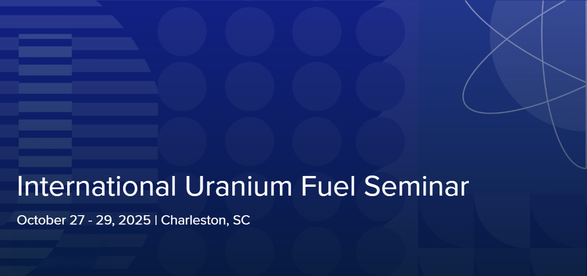 Lotus_Resources's tweet image. Lotus $LOT Chief Commercial Officer and Company Secretary Hayden Bartrop is joining industry leaders in Charleston, SC, USA this week for the International #Uranium Fuel Seminar.

The three day event, taking place October 27–29, will include plenary sessions covering fuel policy,…