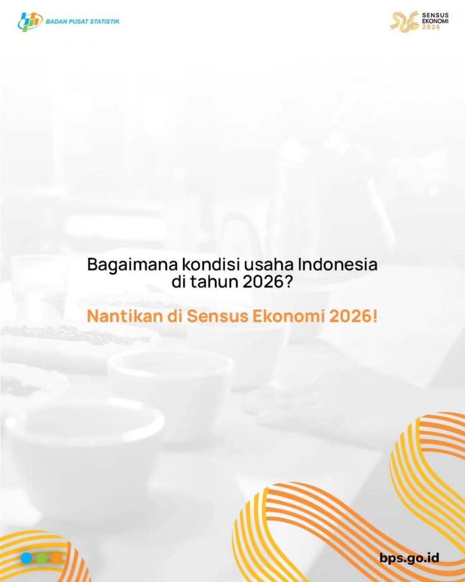 Sensus Ekonomi 2016 mencatat seluruh usaha di Indonesia, mulai dari Usaha Mikro &amp; Kecil (UMK) hingga Usaha Menengah Besar (UMB).

Sebelum #SE2026 dilaksanakan, yuk lihat kembali data hasil SE2016 di infografis berikut! 👇

#SElasaSensus
#SElangkah2026
#MencatatEkonomiIndonesia