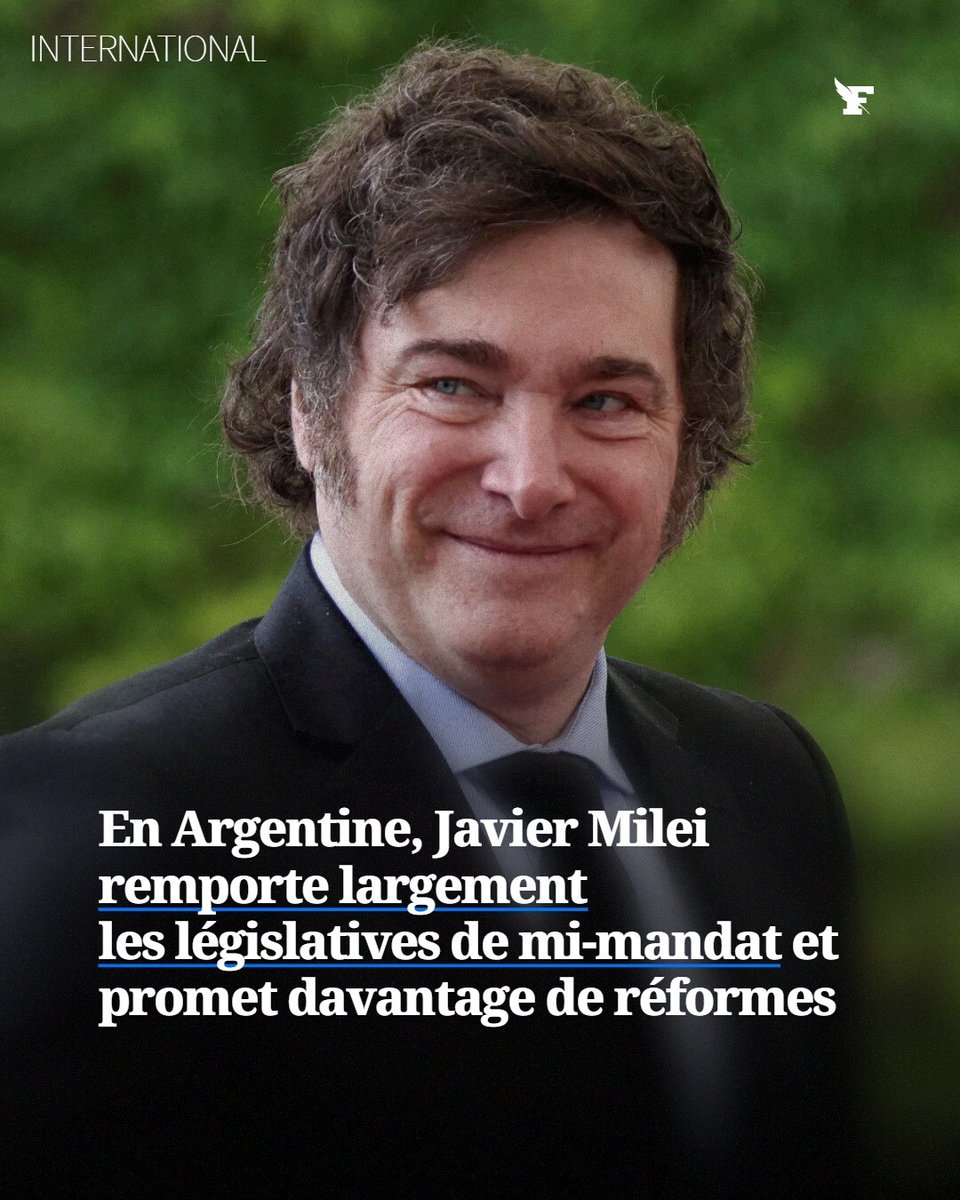 Le_Figaro's tweet image. Le parti miléiste La Libertad Avanza a recueilli 40,7% au niveau national, et est voué à quasi-tripler sa base parlementaire, sans pour autant atteindre la majorité absolue. Le résultat, qui dément des sondages, est un grand soulagement pour l’exécutif. →l.lefigaro.fr/BsPO