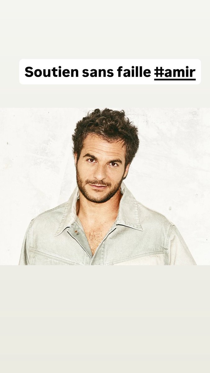 Soutien sans faille à #Amir face à la meute #antisemite !