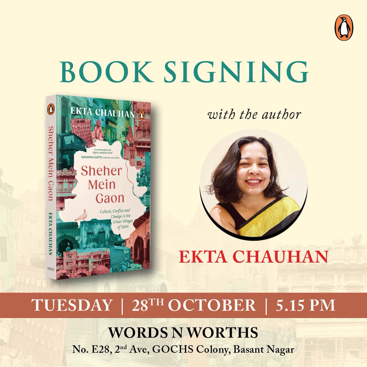 ekta2993's tweet photo. Hello Chennai! 
I am in your city, come say hi tomorrow if you are around :) 

#Chennai https://t.co/FLM6STR0vQ