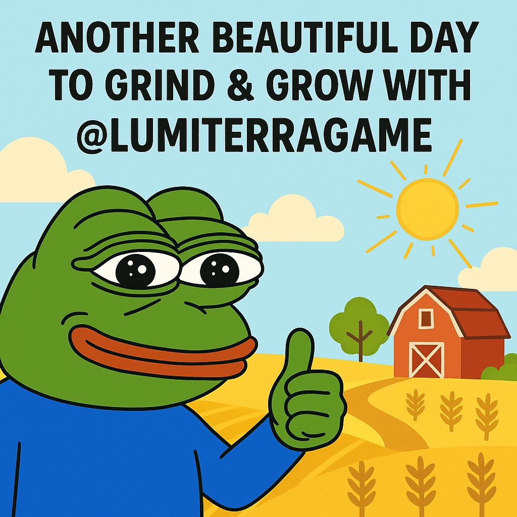 ABMINAZ's tweet photo. GM CT & Happy Monday 💫

It’s a fresh week fresh energy, fresh wins.

@LumiterraGame isn’t just a game, it’s the future of on chain adventures.  
Let’s show up with focus and Lumi pride today.

🟡 Start your day with prayer  
🟡 Claim your $Lumi fragment  
🟡 Study @lumipad_xyz gems  
🟡 Engage & uplift the Lumi community

New week, new chances. Let’s make it count.