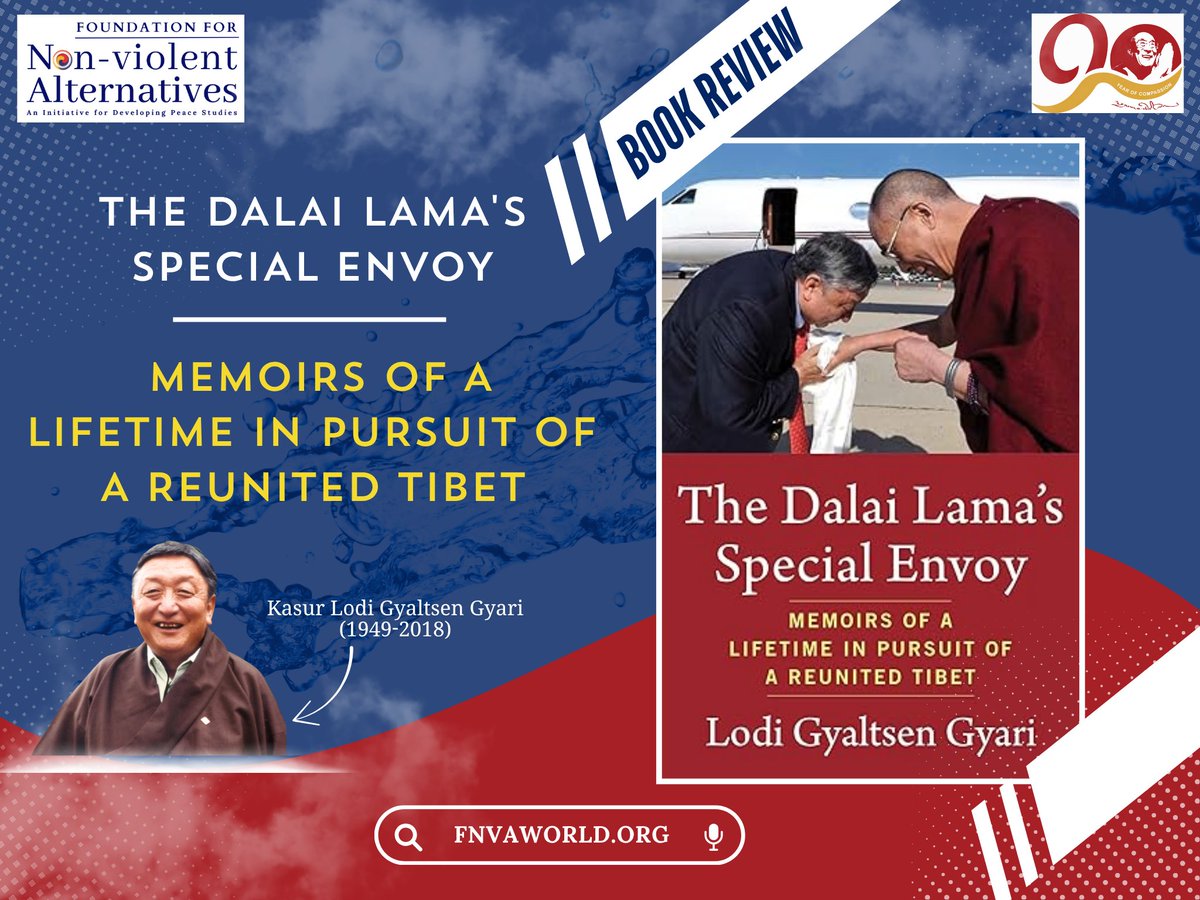 Our Research Intern <a href="/SonamTopgyal777/">བསོད་ནམས་སྟོབས་རྒྱལ། Sonam Topgyal</a> reviews Kasur Lodi Gyaltsen Gyari's book "The Dalai Lama's Special Envoy: Memoirs of a Lifetime in Pursuit of a Reunited Tibet."

The book engages upon a plethora theme from Life in Tibet as a reincarnate lama prior to Chinese Occupation, the