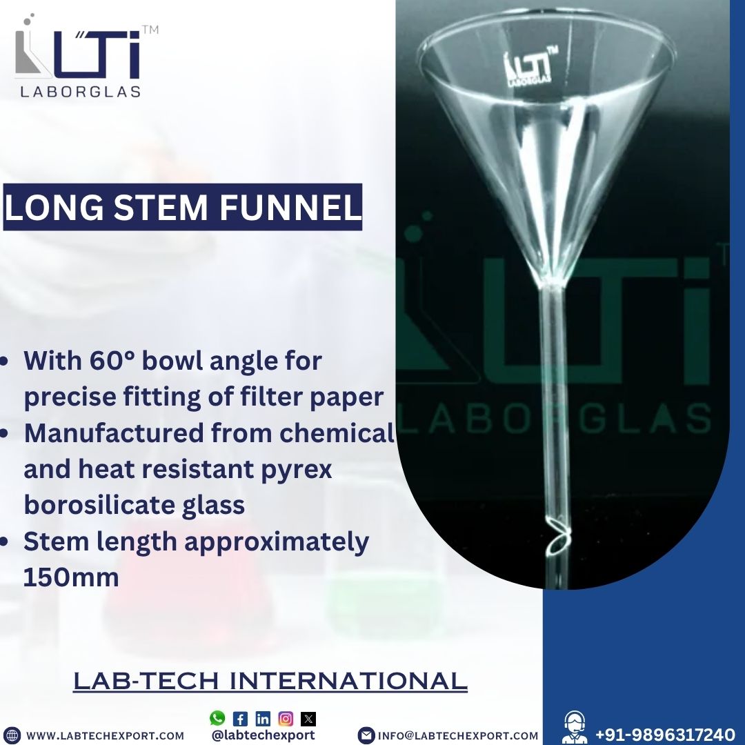 LABTECHEXPORT's tweet image. Long stem Funnel

Product Link: labtechexport.com/product/7210-f…

#labglassware #labglasswares #flask

Regards
Lab-Tech International
Contact us-
WhatsApp- + 098020 13010
Email- info@labtechexport.com
Website- labtechexport.com

LONG STEM FUNNEL, LABORATORY, LABORATORY GLASSWARE