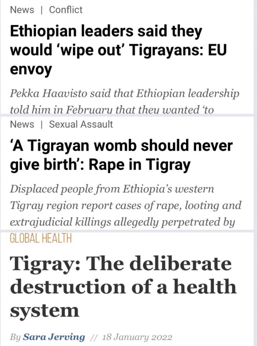 Romhai_H's tweet photo. Day 1819 of the #TigrayGenocide:

Over 285,000 women and girls in #Tigray endured at least one form of GVB. If crimes against humanity like these go unpunished, don’t be surprised when the unthinkable comes knocking at your door.

#Justice4TigraysWomenAndGirls https://t.co/4xg8MenVSh