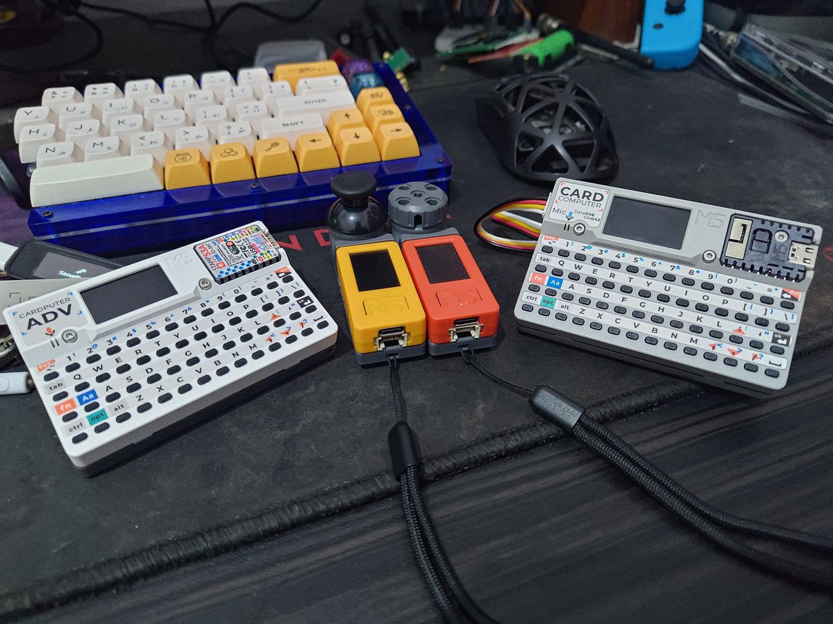 L_Shaf's tweet image. Bcz why not?
#M5 #Cardputer #M5StickC