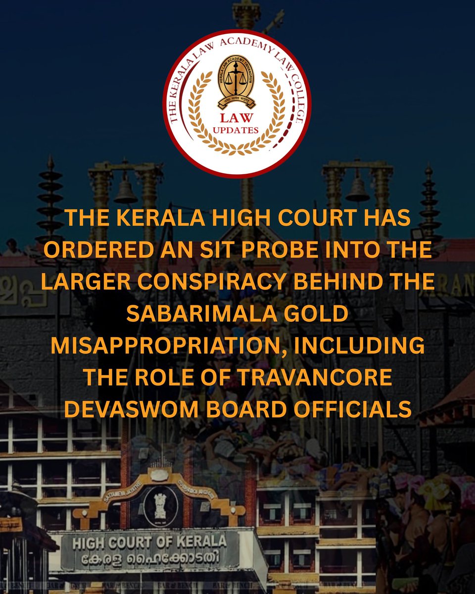 The Kerala Law Academy Law College, Thiruvananthapuram 

Conspiracy Behind Sabarimala Gold Misappropriation
.
.
.

#kla #lawcollege #lawacademy #lawyers  #generations #keralalawacademy #law #international #india #instagram #laws #llb #trivandrum #life #court