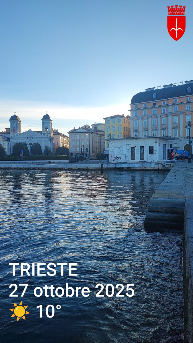 Buongiorno #Trieste, buon inizio settimana ☺️