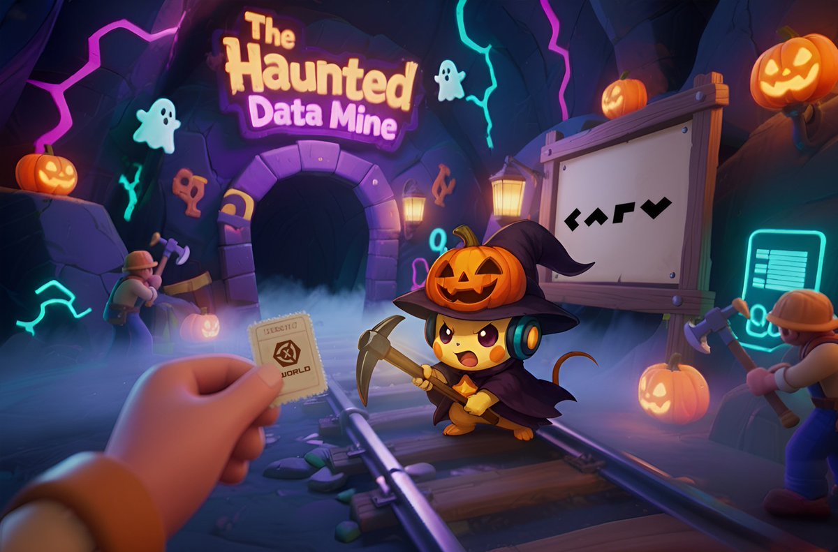 ⛏️ The second gate rumbles beneath your feet. 🌫️
The Haunted Data Mine opens — where every block hides a secret. 👻

🌫️ The ground cracks open, the chain trembles — XWorld and <a href="/carv_official/">CARV</a> , the AI chain for data sovereignty, descend together into the depths to unearth what the