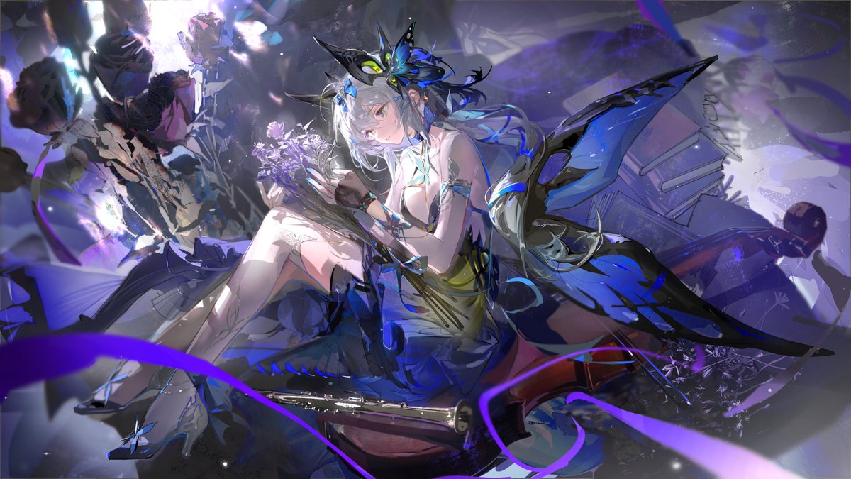 祝贺二重螺旋公测！
「干花·永不凋零的回忆」
干花就像是时间定格的产物，将回忆永远凝结其中，就算失去了初生时鲜活的模样，但也永远不会枯萎——就像赛琪一样，即使她会离开，但她给大家留下的回忆也不会消失。
#DNAUGC #二重螺旋 #デュエットナイトアビス #DuetNightAbyss  #듀엣_나이트_어비스 #듀나