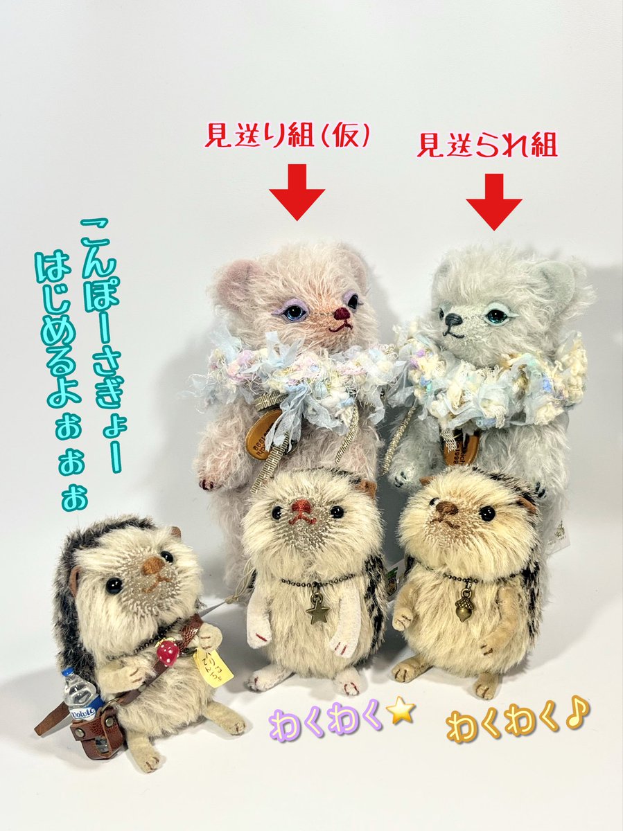 人気国内作家様✳︎✳︎ テディベア ミニベア 🧸お知らせ🧸⠀ いよいよ #テディベアコンベンション 当日