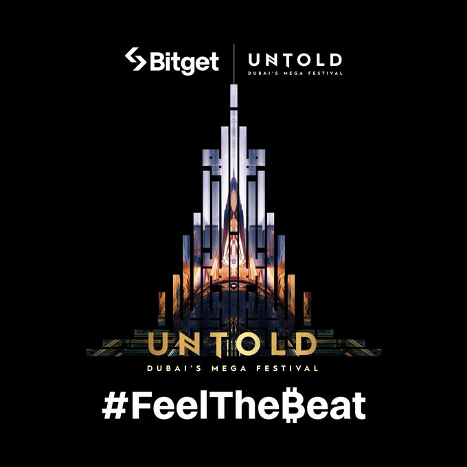 BitgetMENA's tweet photo. 🎶 جاهز تعيش أضخم مهرجان موسيقي في دبي؟
اربح 10 تذاكر دخول عام لـ UNTOLD Dubai مع Bitget!
اتبع الخطوات وادخل السحب قبل 31 أكتوبر 👇

1️⃣ تابع @BitgetMENA
2️⃣ لايك وأعد نشرها باستخدام هاشتاج #FeelThe₿eat
3️⃣ منشن صديقين يرغبان بالانضمام إلينا

#Bitget #UNTOLDDubai #FeelThe₿eat #مهرجان_دبي