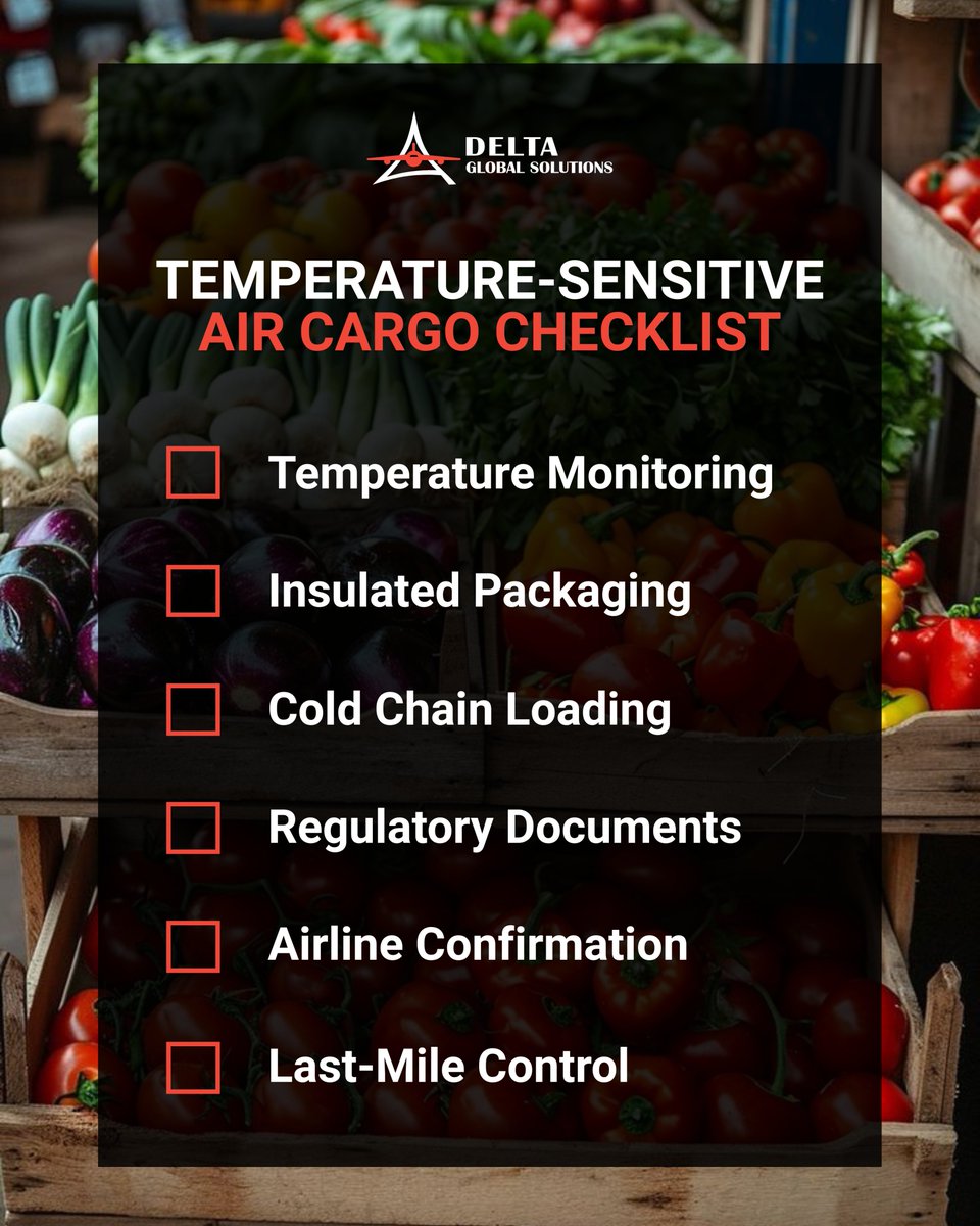 deltaglobaltas's tweet image. Temperature-Sensitive Air Cargo: Protect Every Degree ❄️✈️

Shipping #pharma, #biotech &amp;amp; #perishables requires strict #ColdChain control even 1°C can mean product loss.

🌐 lnkd.in/g6kQjZxV

📧 info@dgs.biz

📱 +998 78 1503520

#AirFreight #PharmaLogistics