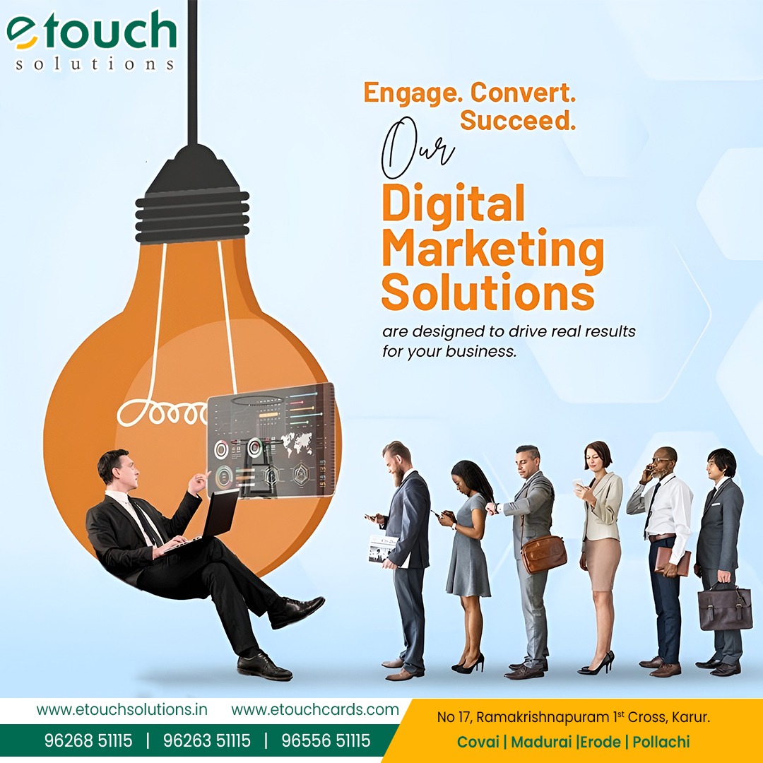 EtouchS89870's tweet image. Turn clicks into customers with powerful digital marketing strategies that truly deliver results. 🚀  

#EtouchSolutions #DigitalMarketing #BusinessGrowth