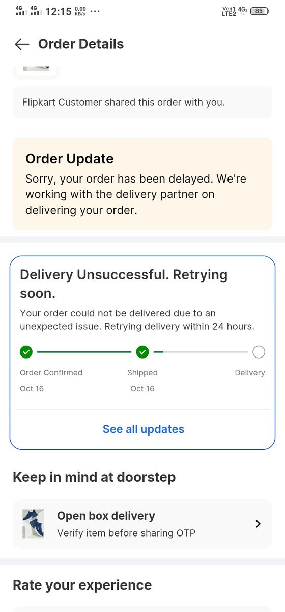_sanjay_kumar86's tweet photo. delayed delivery of the bed .Expected delivery date was 16th October, 2025 and not yet received any update on the revised timeline from flipkart. No communication No response from customer care
@flipkartsupport 
@Flipkart 
@flipkartsupport https://t.co/MxYAwl5biQ