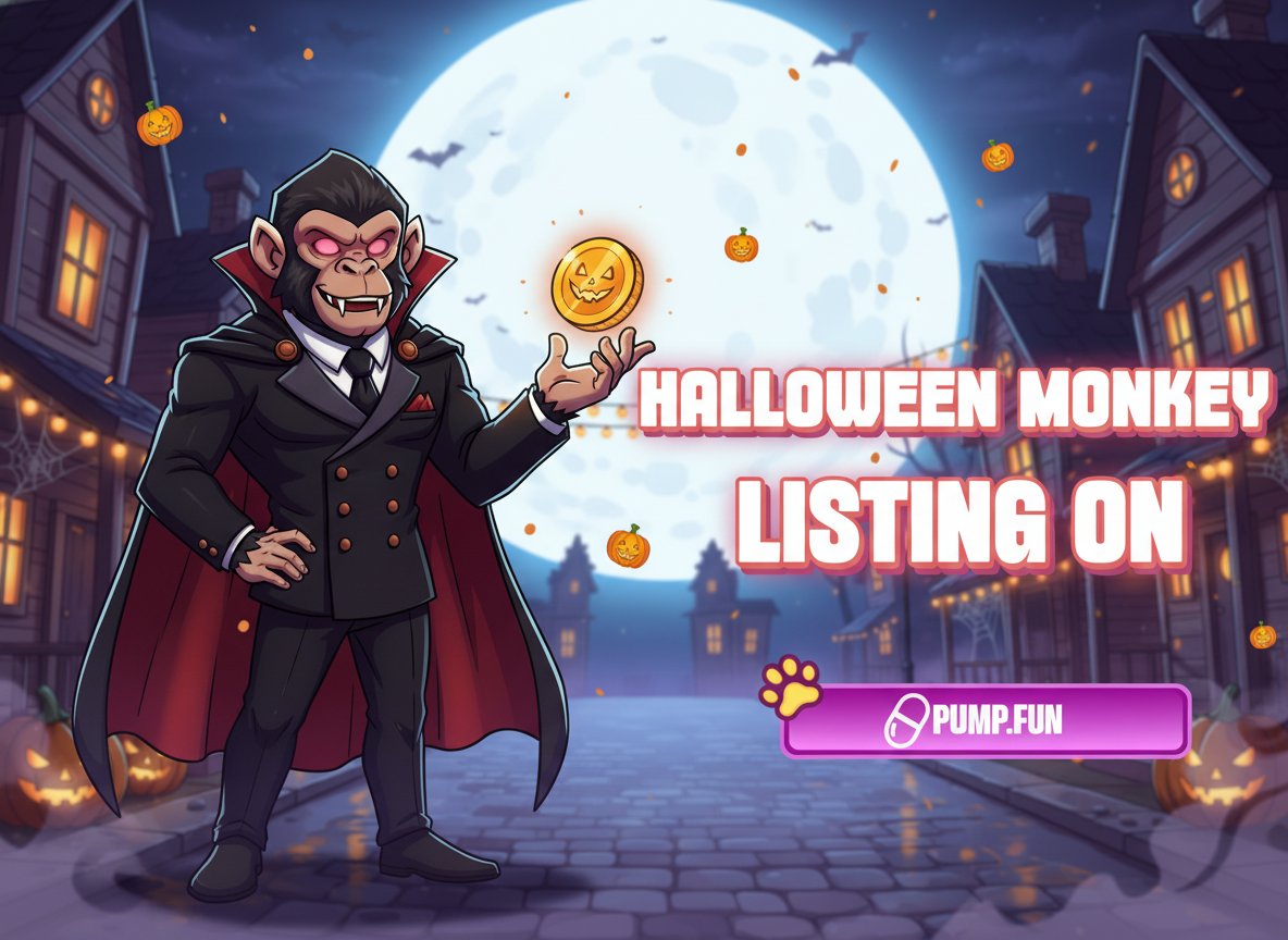 HALLOWENMONKEY's tweet photo. π HALLOWEEN MONKEY IS LIVE! ππ
The savage NFT & meme coin of the spooky season just dropped!
Unleash the chaos β join the $HALMON revolution.
Ca: BnUHynVdWMrrko5RSmJVV8hxVfwP6MJwWB3PBd3Epump
π₯ Fear the Monkey. Own the Madness. #HALMON #HalloweenMonkey https://t.co/hr25WPEYOu