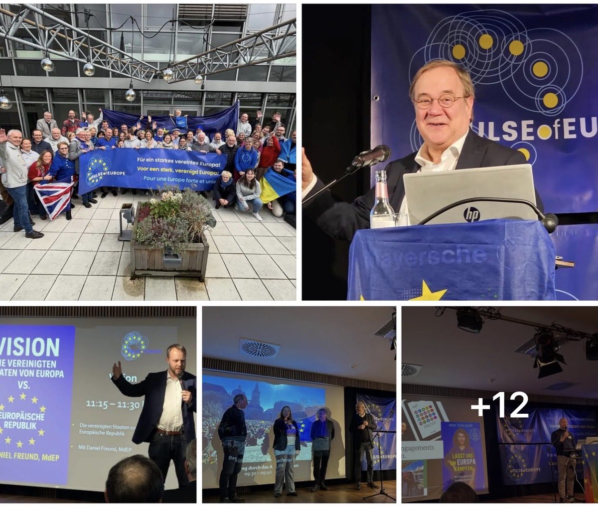PulseofEurope's tweet image. Was für ein #Netzwerktreffen! In Aachen gab’s starke Impulse zu  besserer EU &amp;amp; ✨Ideen für #PulseofEurope! 

Mit dabei: @ArminLaschet, @daniel_freund, @SibylleKeupen, @martin_speer uvm. 

Am Schluss: #EuropaDemo🇪🇺 🇳🇱🇧🇪🇩🇪 für #Schengen &amp;amp;  vereinteres Europa! 

#StandWithUkraine