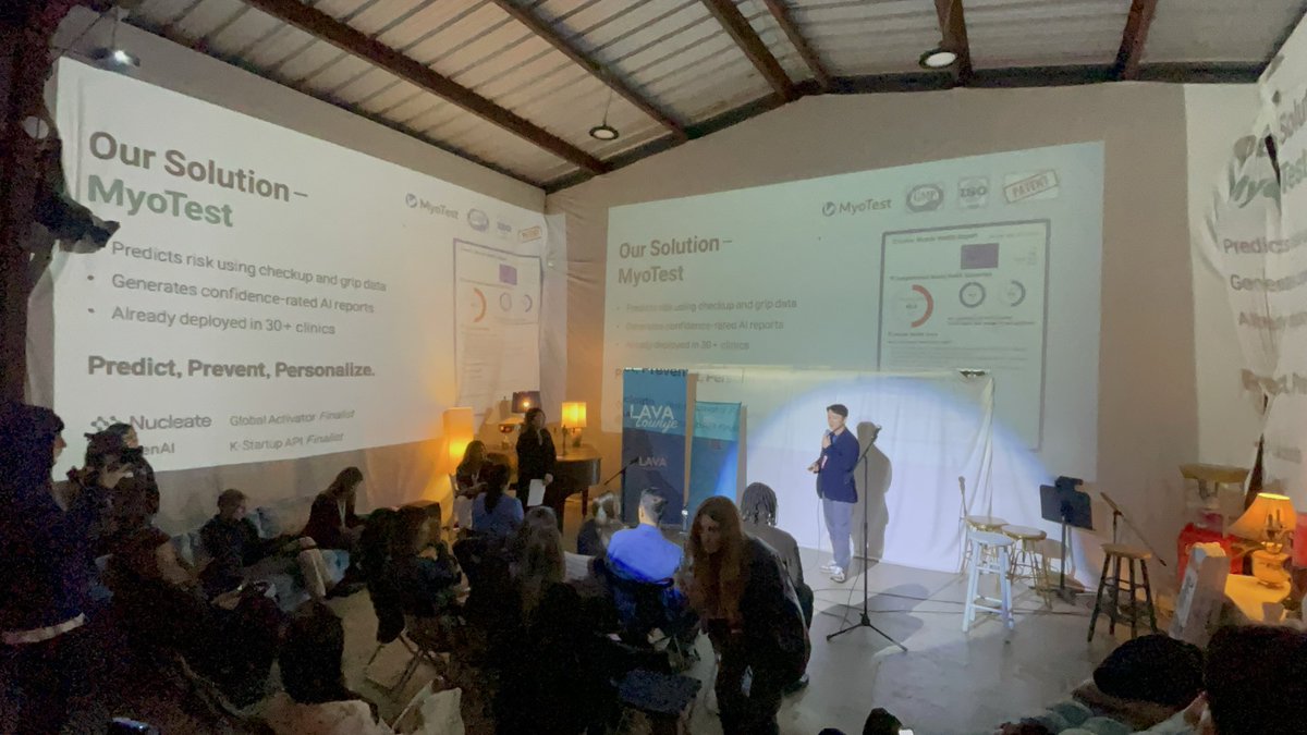 drbiobytes's tweet image. 🇺🇸✨ Won the U.S. Embassy-hosted competition and joined LA Tech Week with top investors and innovators.
Proud to represent global muscle health innovation from Korea. 💪🌍
#BioBytes #MyoTest #Sarcopenia #LATechWeek #HealthTech