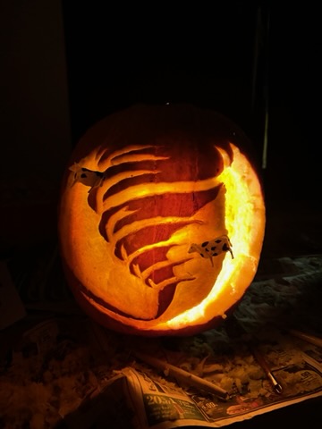 IAM8ull's tweet image. Pumpkin Carving 2024
