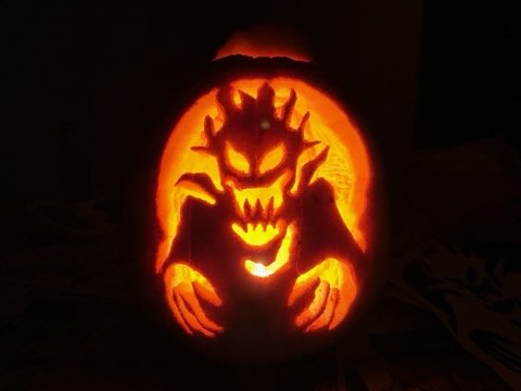 IAM8ull's tweet image. Pumpkin Carving 2024