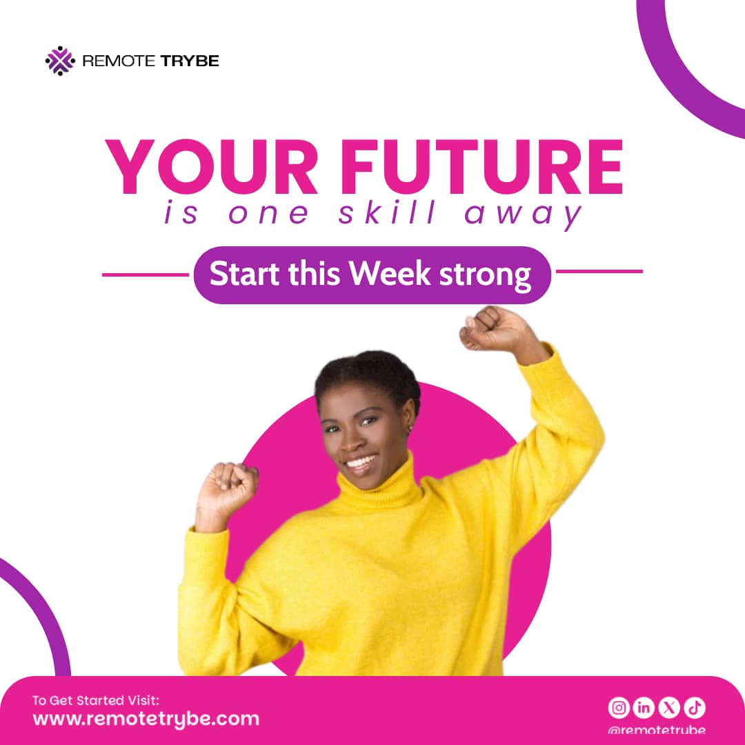 remotetrybe's tweet image. The world of work is fundamentally shifting. Business owners are actively searching for reliable and skilled Virtual Assistants who can get the job done. And guess what? That could be YOU.
#GMCT #Remotetrybe #MondayMotivation #HappyNewWeek #VirtualAssistant #Graduate #remotejob