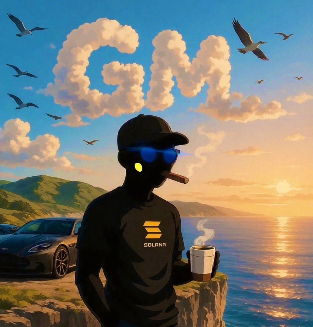 DouzSol's tweet image. Can I get a GM?⛅️