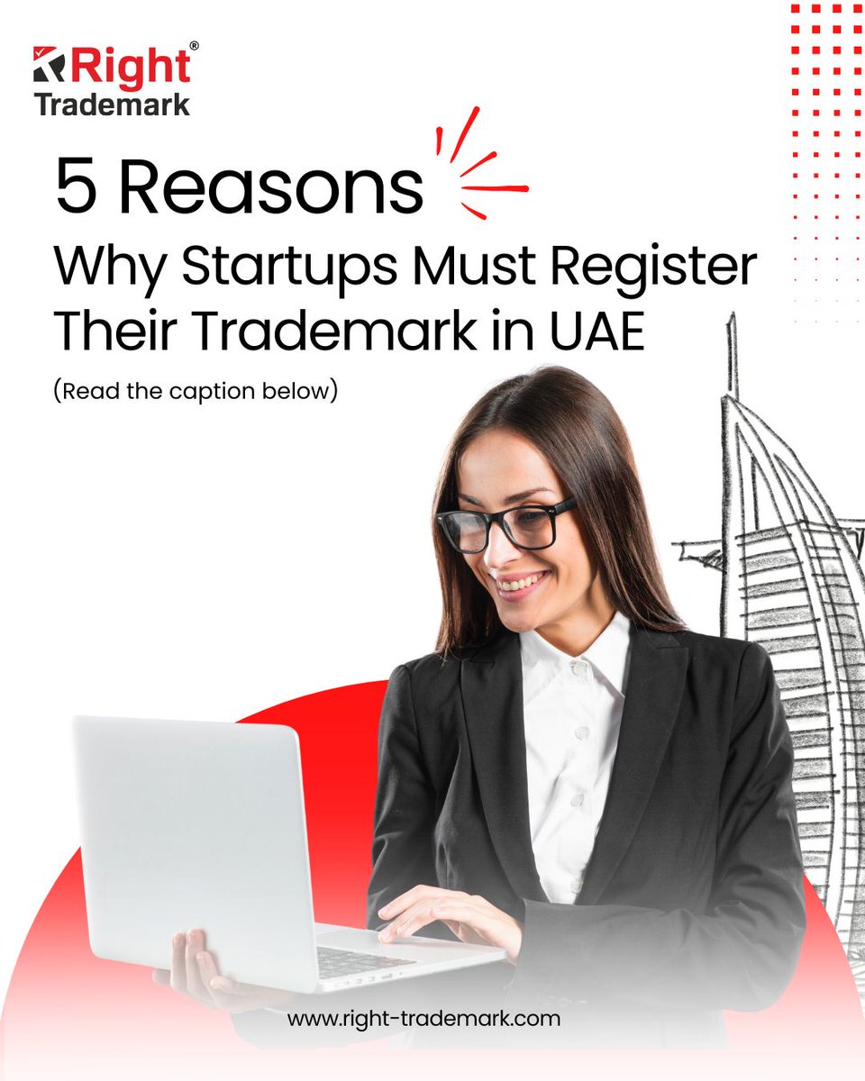 RightTrademark's tweet image. 🚀 5 Reasons Why Every Startup Must Register Their Trademark in the UAE!

👉 Visit: right-trademark.com

#RightTrademark #TrademarkUAE #StartupProtection #BrandIdentity #UAEBusiness #TrademarkRegistration #BusinessGrowth #LegalProtection