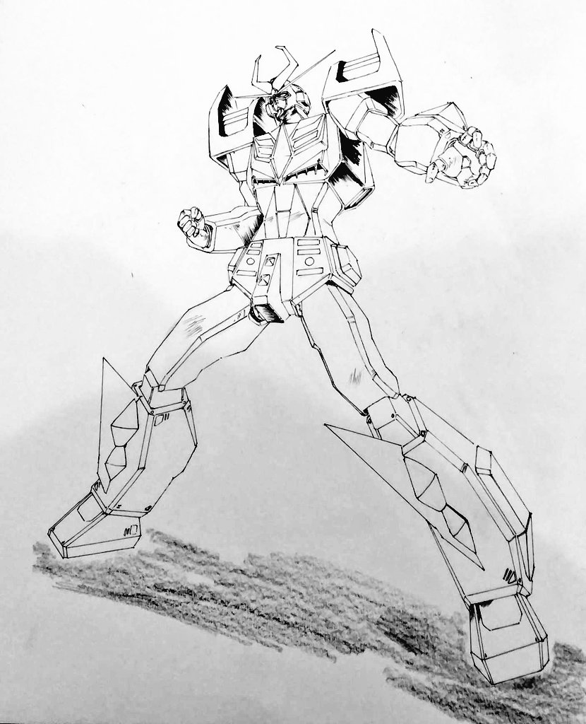 ちょっと真面目に描いたバルディオス✨