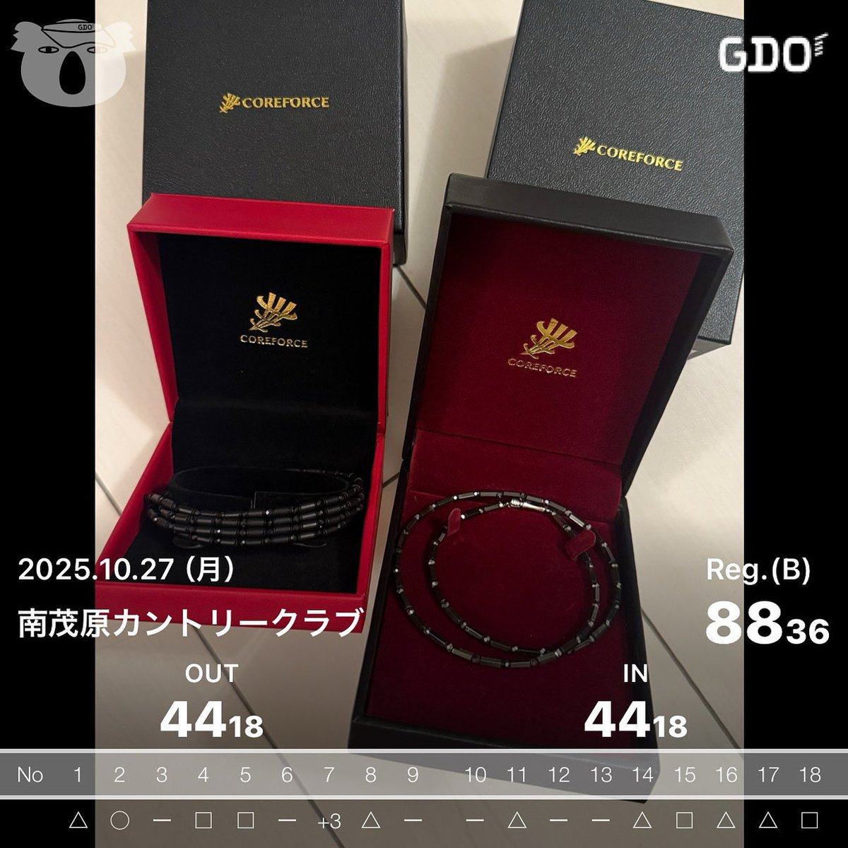 本日はﾎｯﾄﾌﾟﾗｲｽ参戦⛳️
今日のプレーで90切れるんだっていうぐらいうまくいかなかった😭
↑だいぶ感覚ズレてる…
今日はみんな苦戦してた😖
マッキーさんＨＡＬさんノノさんありがとうございました😈
明日は1人予約で大好きな河川敷で練習😍
PS.コアフォースいいぞぉ♡