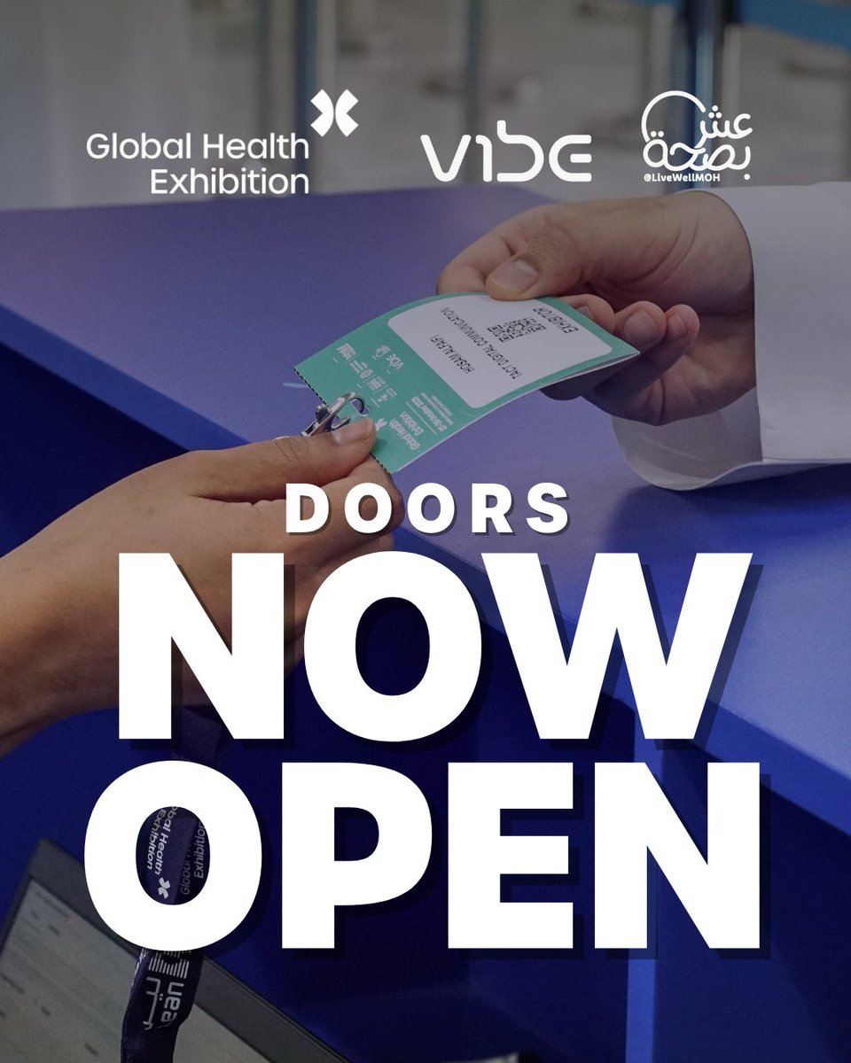 Doors are now open for #GHE25! 

Over the next four days, conversations will spark, partnerships will grow, and new deals will be signed — driving the future of global healthcare.

#GlobalHealthExhibition #HealthcareInnovation #IndustryAnnouncements #InvestInHealth
