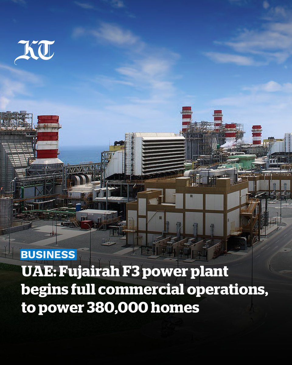 The #Fujairah F3 Independent Power Producer (IPP) project has announced the  commencement of full commercial operations on Monday, October 27. Located  in the Qidfa area of the emirate, the 2.4-gigawatt (GW) facility