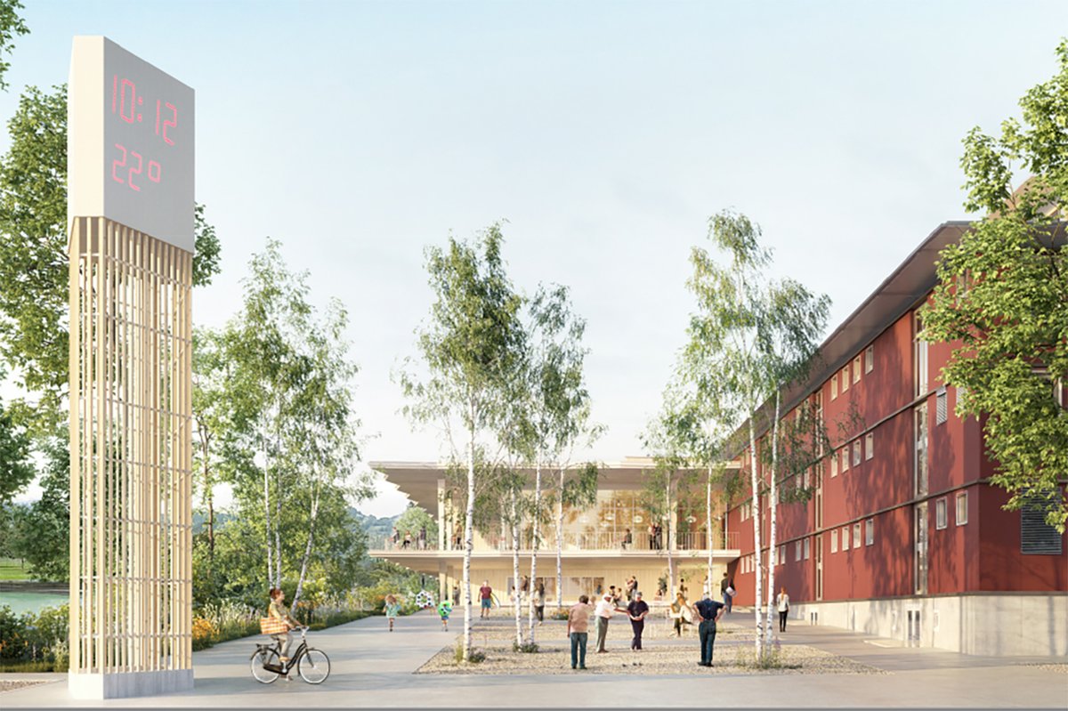 Das Team um #Rollimarchini Architekten, K Architekten und David &amp; #Vonarx Landschaftsarchitektur hat mit dem Entwurf «Origami» den #Projektwettbewerb im selektiven Verfahren für die neue #Kunsteisbahn #Rheintal gewonnen.
competitions.espazium.ch/de/wettbewerbe…