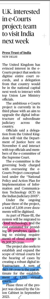 NumeroUno_0001's tweet image. Good,along with this set up special courts to look after cases related to direct recruitment process conduct by central recruitment agencies &amp;amp; state PSCs throughout the country !
@PMOIndia @HMOIndia @MLJ_GoI 
@DoPTGoI 

#ECourtsProject  #VirtualCourts #StatePSCs 

cc: @the_hindu