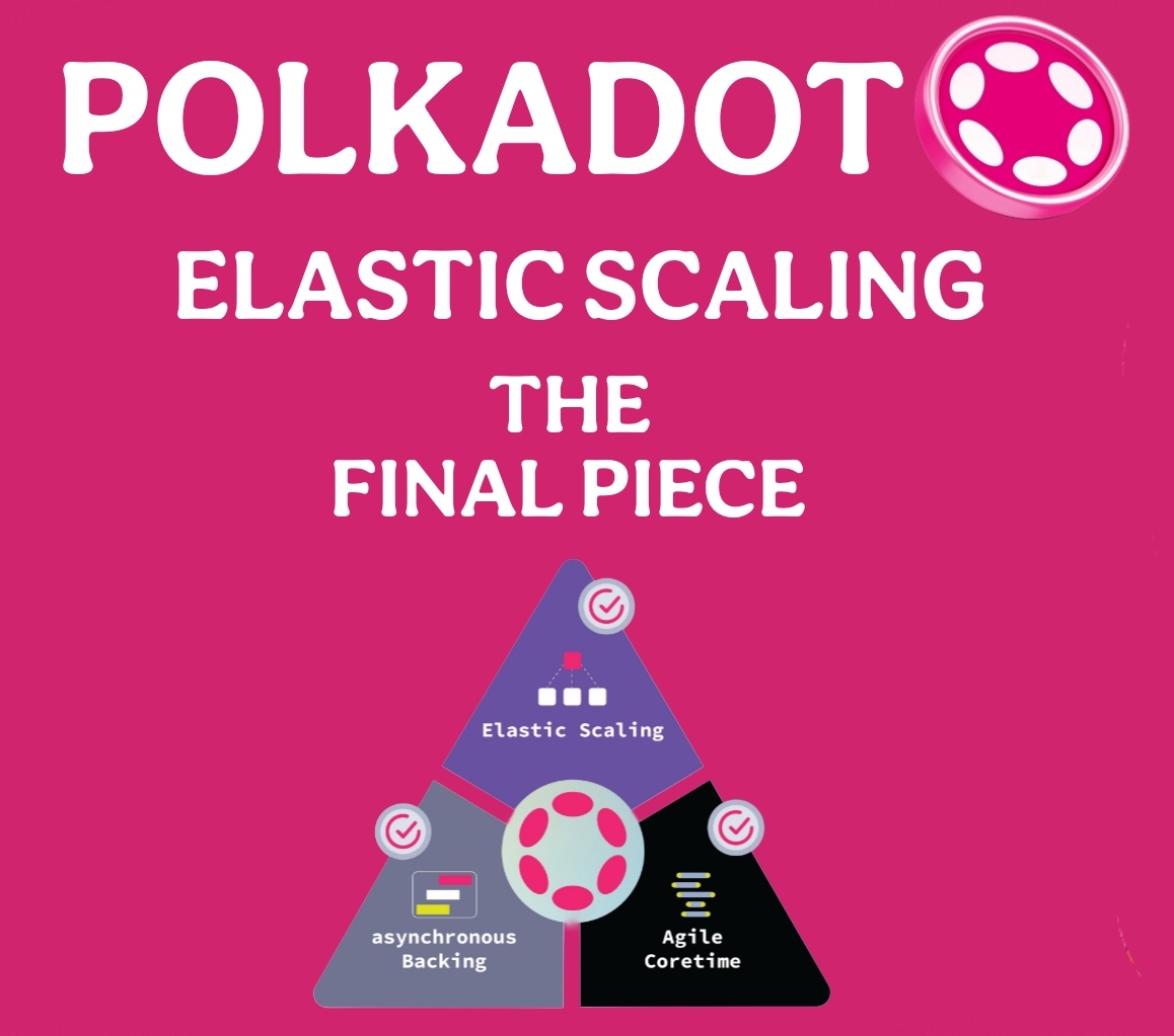 ...<a href="/Polkadot/">Polkadot</a> just activated Elastic Scaling.

Blockspace now expands automatically based on real demand.

Fast apps stay fast. 
Surging apps scale instantly.
No more slowdowns when everyone shows up at once.

$DOT is creating a web3 without limit