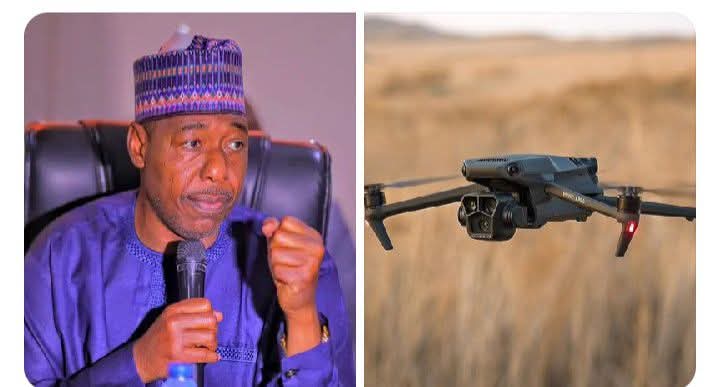 B0ko Har@m are now using drones for attacks, Borno State Governor cries out.

#Borno