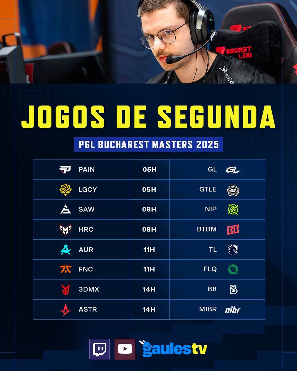 Madrugada com Freezetime e PGL Bucharest Masters 2025!