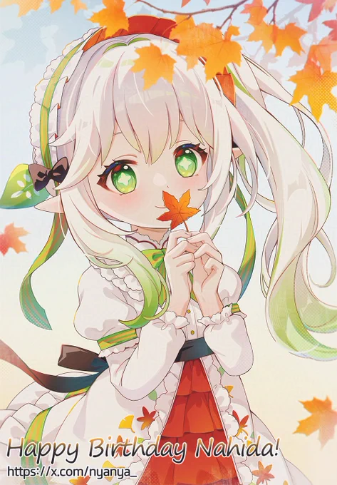 秋のお出かけナヒーダ誕生日おめでとう! #ナヒーダ生誕祭2025 #Nahida