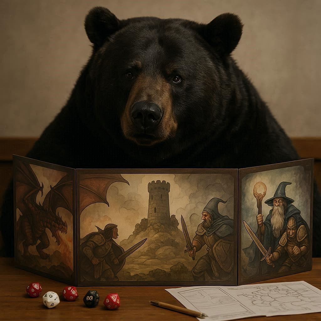 Dungeons and Dragons was popular when I was younger but I never was much into it.  Anthro races just weren't available for role play-mainly human and humanoid ones.  Fortunately modern online RPGs give you more of a choice such as the Pandaren of World of Warcraft.