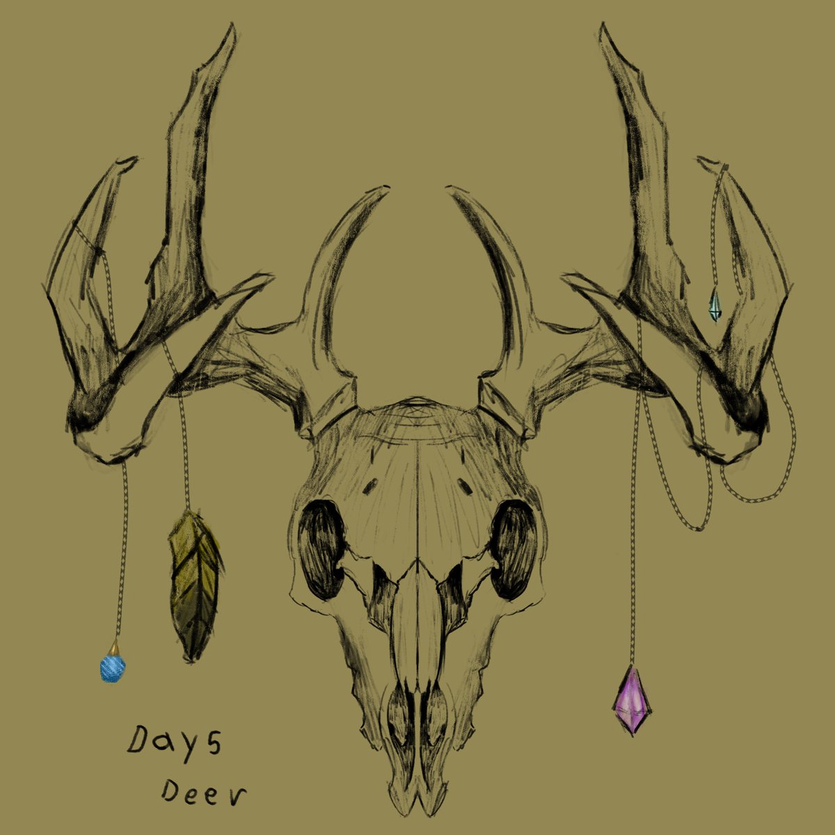 GT_Kitsune's tweet photo. Some more of #drawtober2025 
Days 5-8 Deer, Rose, Sweater, Lotus
Decided to draw a friends titan pilot for Sweater :3

Gonna space out these posts since i have a bit of a back log to post.

#illustration #digitaldrawing #photoshop #sketch #digitalart https://t.co/cV6VHVCYgd