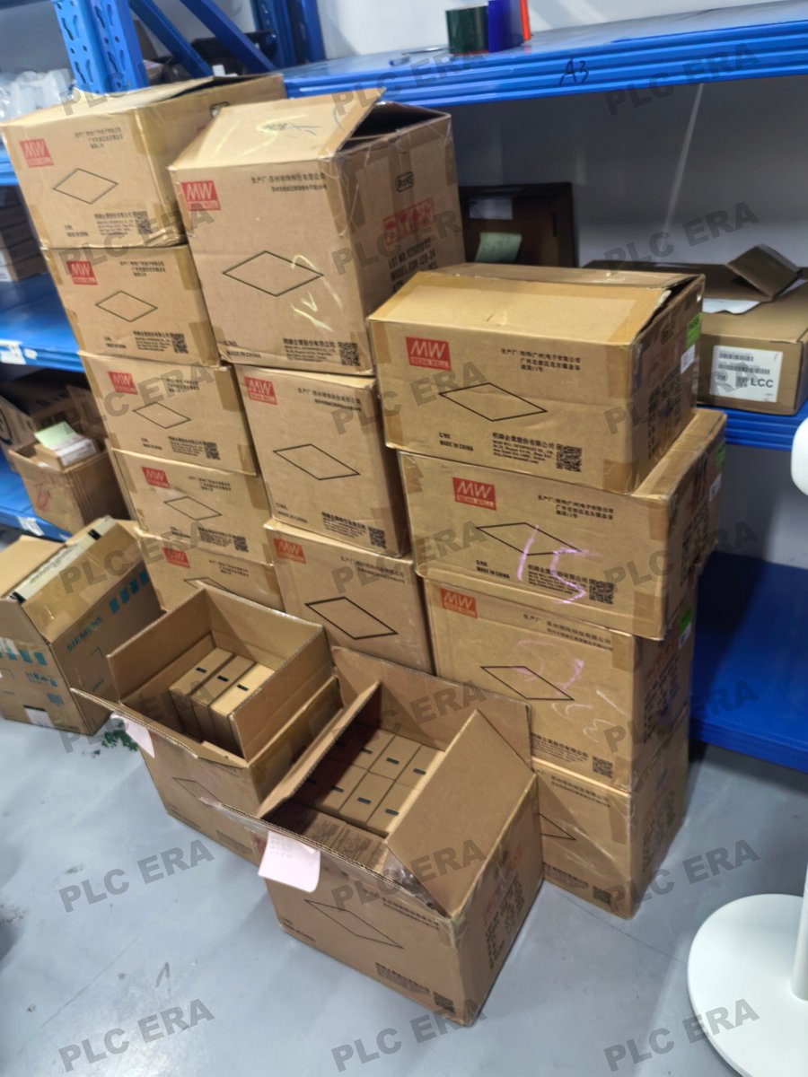 PLC_ERA's tweet image. From our warehouse to your site in record time. #plcera #plcmodule #HMI #PLC #automationsolutions #inverter #vfd #industrialautomation #industry40