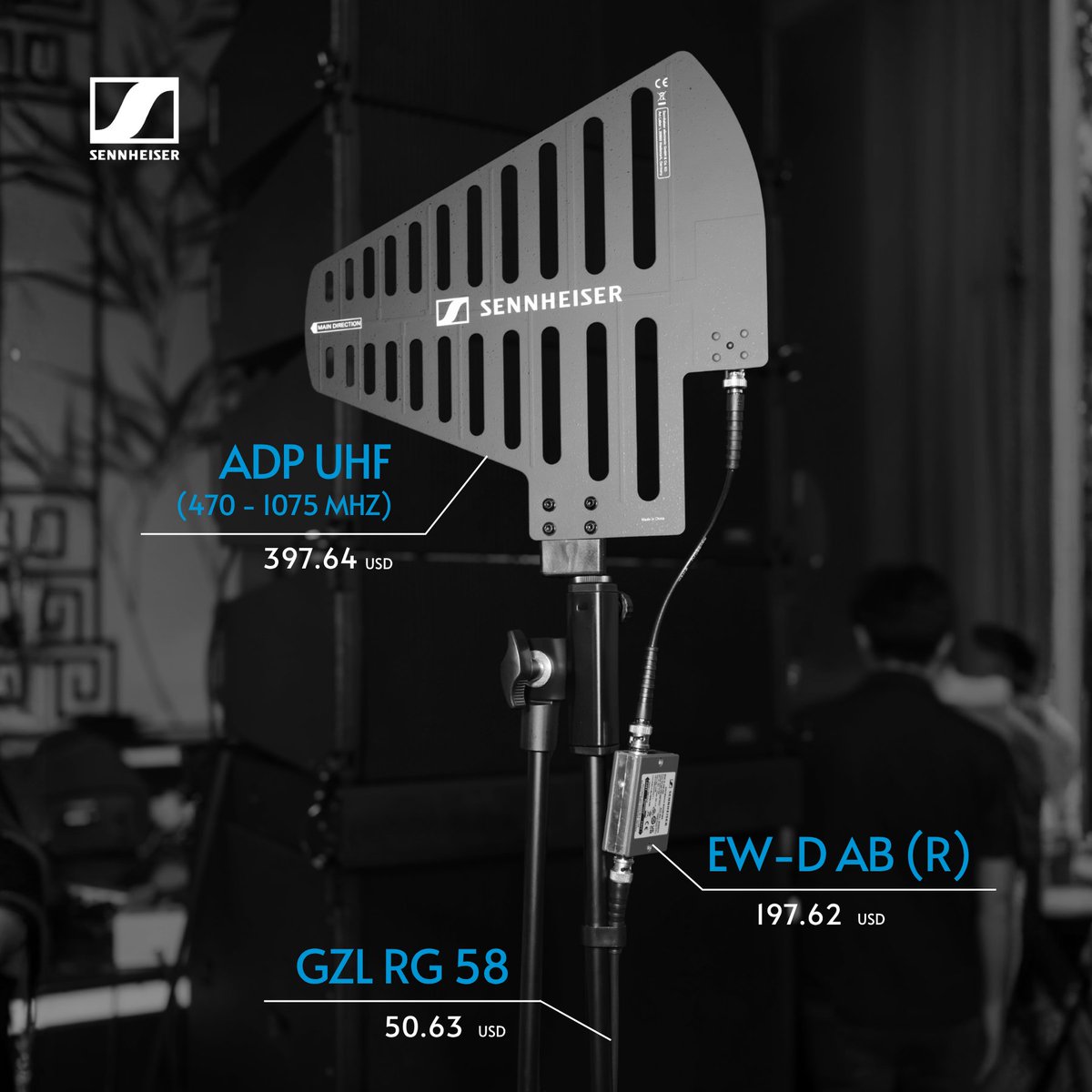 Turbosoundviet1's tweet image. 🚫RF dropouts? Interference? Unstable signal? 

Upgrade to Sennheiser’s complete RF solution for clean, reliable wireless performance in any venue. 

#Sennheiser #ProAudio #WirelessSystem