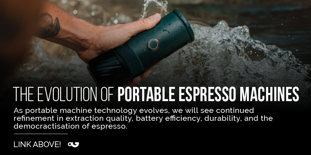 PerfectDailyG's tweet image. As #portableespressomachine technology evolves, we will see continued refinement in #extraction quality, battery efficiency, durability, and the democractisation of #espresso.👉perfectdailygrind.com/2025/10/evolut…