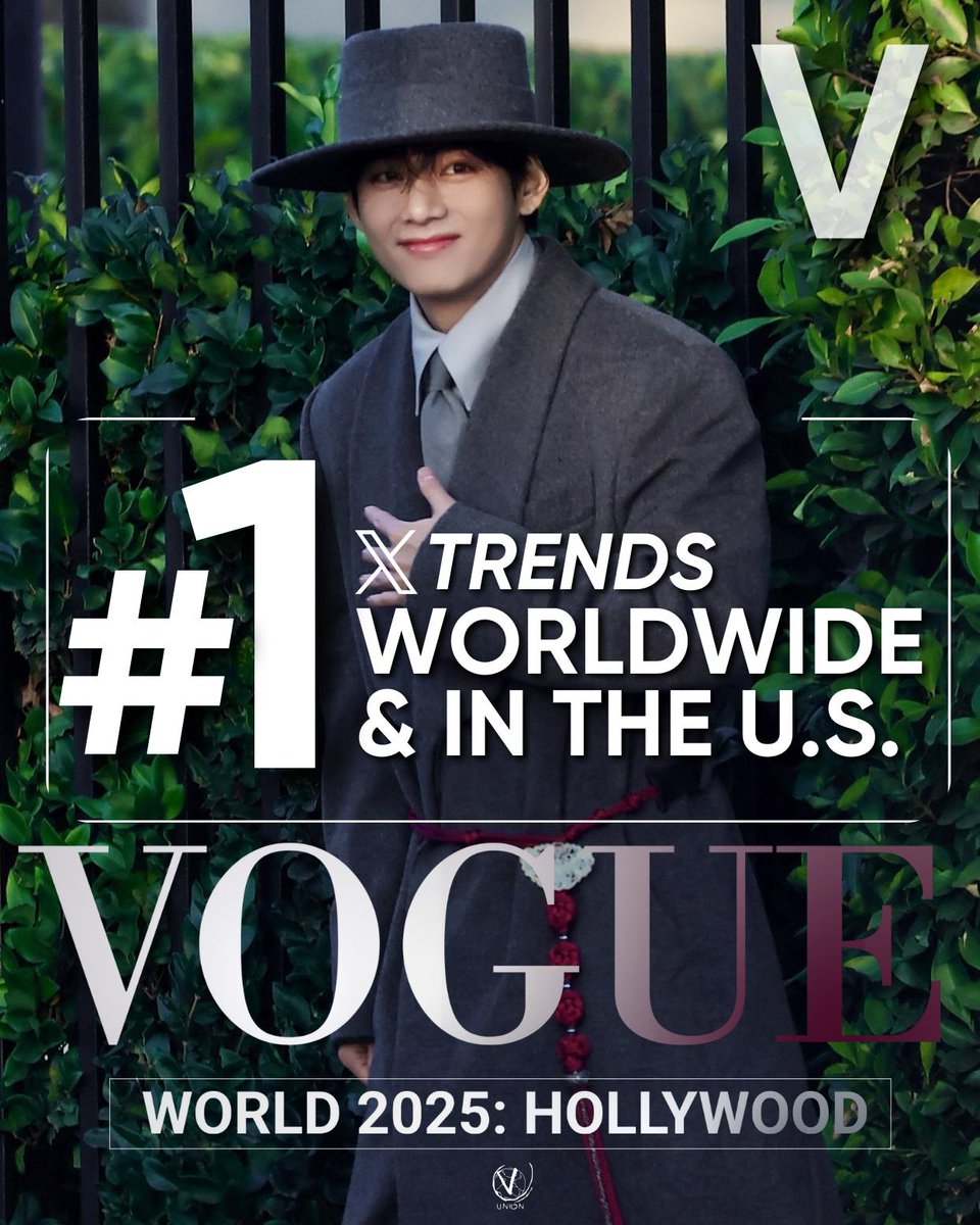 V Union (@vglobalunion) on Twitter photo At Vogue World 2025, Kim Taehyung served a masterclass in charisma and elegance, embodying Hollywood allure with magnetic grace and effortless poise.
#VxVogueWorldHollywood #VogueWorld At Vogue World 2025, Kim Taehyung served a masterclass in charisma and elegance, embodying Hollywood allure with magnetic grace and effortless poise.
#VxVogueWorldHollywood #VogueWorld