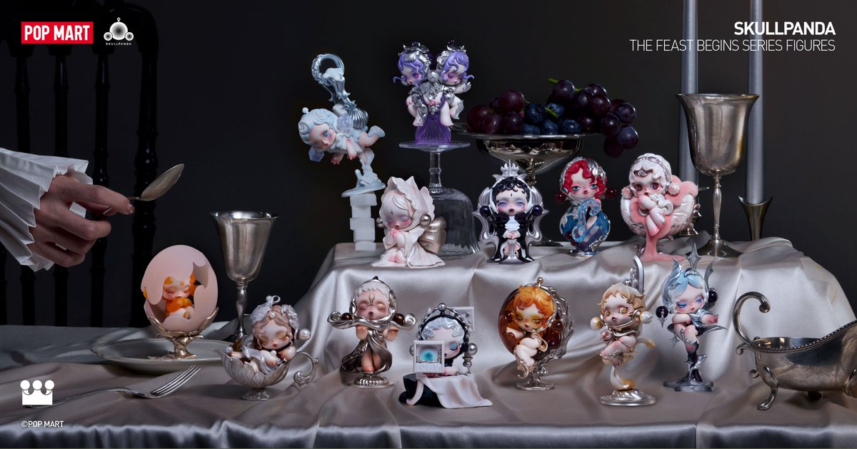 SKULLPANDA THE FEAST BEGINS SERIES FIGURES

What was once ordinary becomes transcendent. Experience elevated into an artful exhibition of beauty, emotion, and individuality. 

✅ Available 10/31

#POPMARTUS #popmart #skullpanda #feast #blindboxes #collectibles