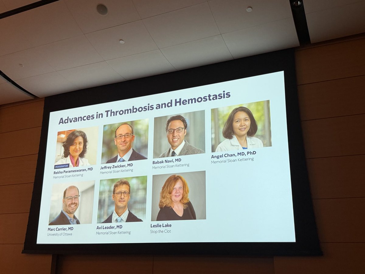 lesllake's tweet photo. 🙏 @jzbos & @MSKCancerCenter for the opportunity to present @StopTheClot #VTEadvocacy work today at the benign hematology event-now in its 10th year! Double 🙏 for always including #VTE patients in this world class event! #stoptheclot #MSK #CAT #MASAB https://t.co/uT0uA3Xsk4
