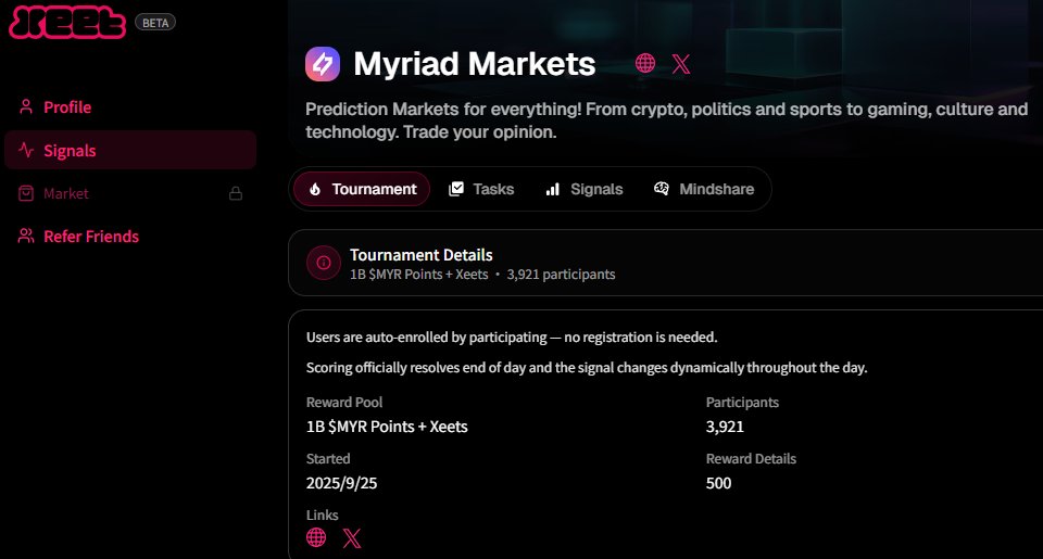 ✍️CZ互动、年内发币，你确定不撸这个预测平台？

如果你看好“预测+BSC”叙事，就不应该把鸡蛋放在同一篮子，尤其是在路边老奶奶都知道Opinion之后。

BSC上的预测平台不光有Opinion，还有 <a href="/MyriadMarkets/">MYRIAD</a> ，这个平台拥有多链运营经验，即将部署到BSC，CZ已互动欢迎。