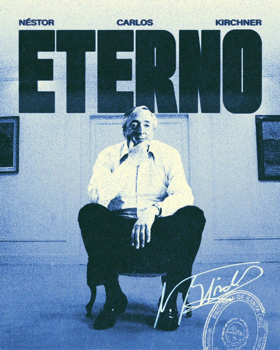 27 de octubre | 15 años del paso a la inmortalidad de Néstor Kirchner

NÉSTOR VIVE ✌🏻🩵